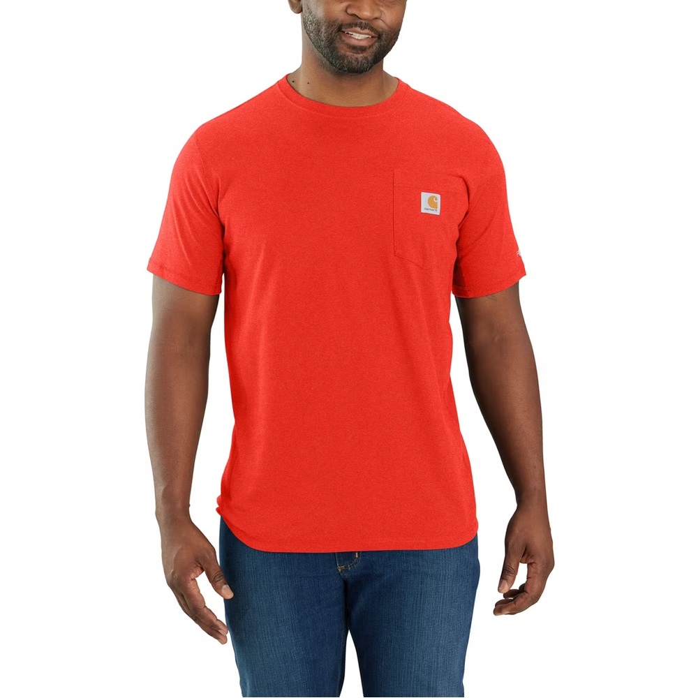 Men's Carhartt Red Force Relaxed Fit Midweight Short-Sleeve Pocket
T-Shirt 2XL
